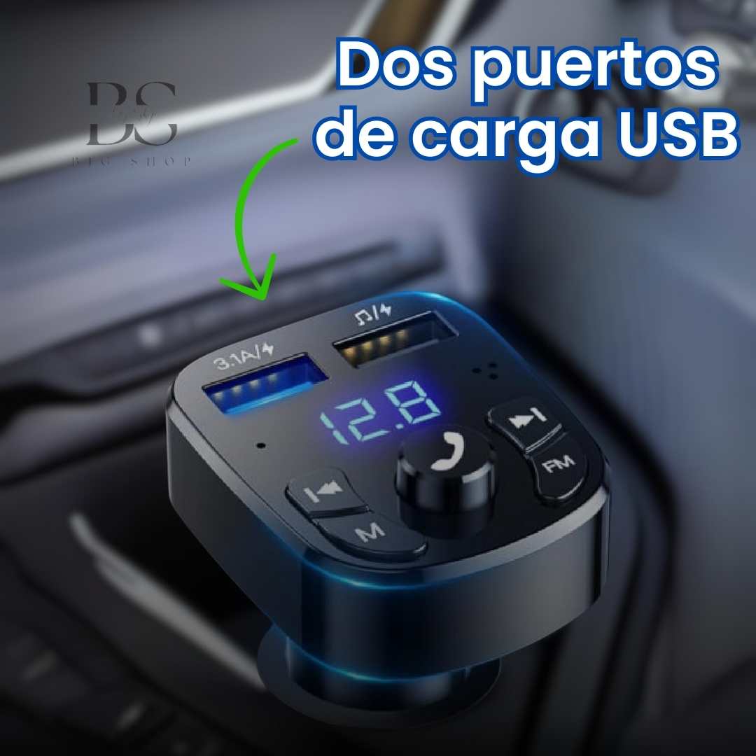 CarTunes™️| Trasmisor de Bluetooth para Carro| Big Shop